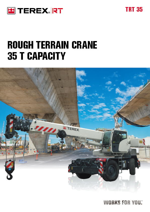 TRT-35_rough terrain crane 35 T capacity